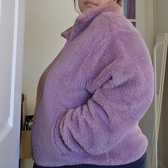 (2 for$60)Old Navy Sherpa Sweater Fuzzy Soft Zip up XL - Picture 13 of 14